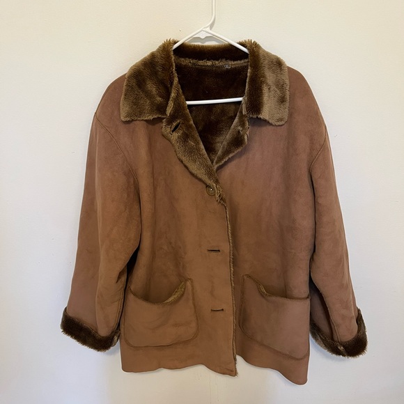 Genuine suede vintage coat - Picture 1 of 3